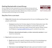 Preview of Getting Started with a Local Group - Click to Download