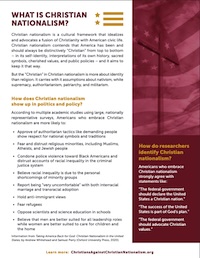 Preview of What is Christian Nationalism? - Click to Download
